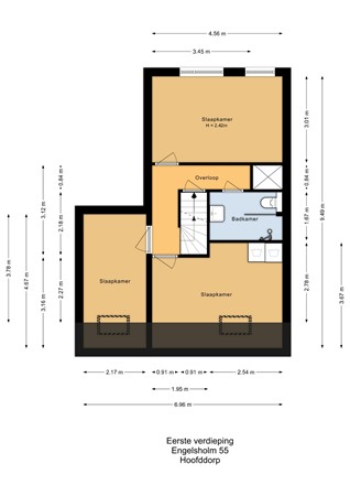 Floorplan - Engelsholm 55, 2133 AD Hoofddorp